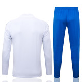 25-26 RMA White Kids Half Pull Tracksuit #E25124(童装)(半拉链)