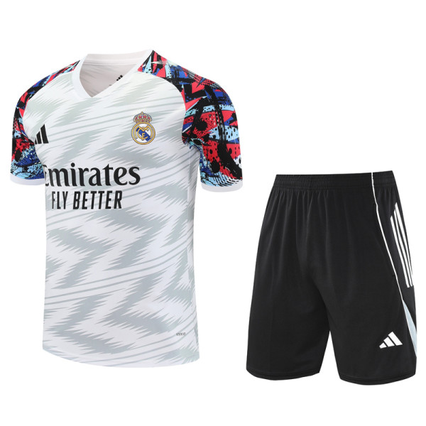 25-26 RMA White Training Short Suit