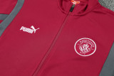 25-26 Man City Red Jacket Tracksuit
