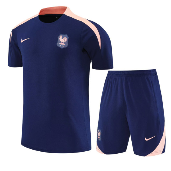 25-26 France Royal blue Training Short Suit