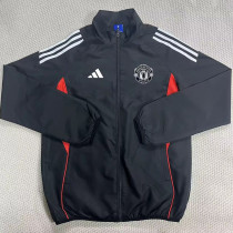 25-26 Man Utd Black Windbreaker