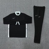 2025 NK Black Half Pull Tracksuit #NB09 (半拉链)