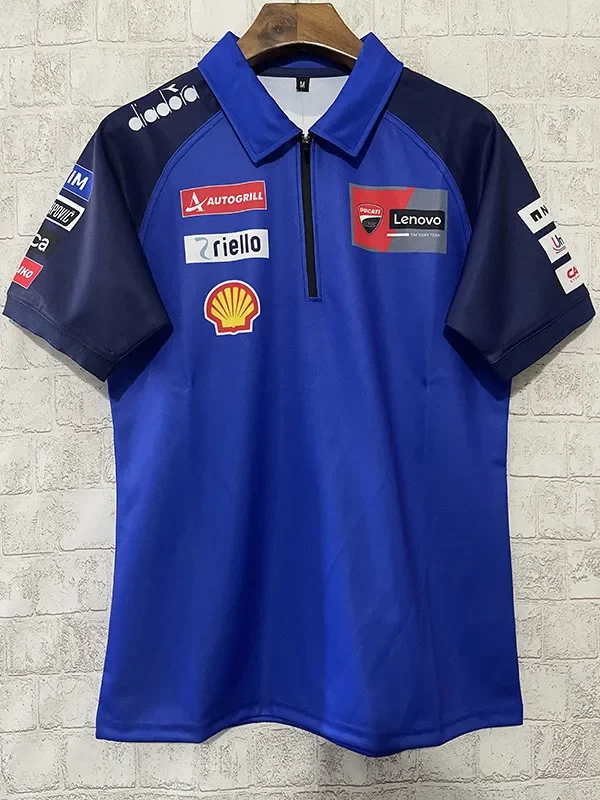 2024 DUCATI Blue Motorcycle Racing Suit