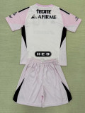 25-26 Tigres UANL Pink GoalKeeper Kids Soccer Jersey