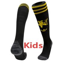 25-26 Man Utd Third Black Kids Socks(儿童)