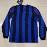 2009-2010  INT Home Long Sleeve Retro Soccer Jersey (长袖)(欧冠决赛字)
