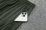 25-26 CHE Army green Tank top and shorts suit