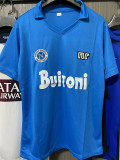 1986-1987 Napoli Home Blue Retro Soccer Jersey