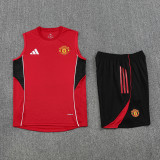 25-26 Man Utd Red Tank top and shorts suit