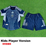 25-26 Algeria Royal blue Special Edition Kids Player Version Soccer Jersey (球员童装)