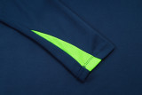 25-26 Brazil Royal blue Half Pull Tracksuit (半拉链)