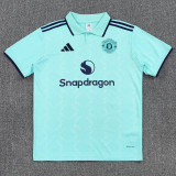 25-26 Man Utd Light blue Polo Short Sleeve