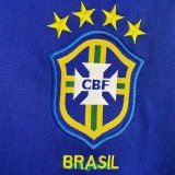 1998 Brazil Away Long Sleeve Retro Soccer Jersey (长袖)