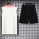 25-26 PSG Jordan White Tank top and shorts suit