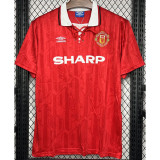 1992-1994 Man Utd Home Retro Soccer Jersey (胸前带绳)
