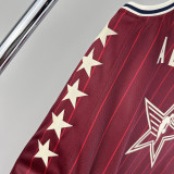 23-24 ALL-STAR EDWARDS #5 Red Top Quality Hot Pressing NBA Jersey