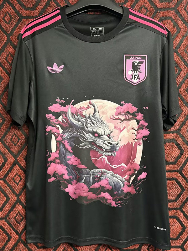 24-25 Japan Black Special Edition Fans Training Shirts (樱花龙)