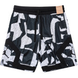 C2502 Jordan Black white Casual Short Pants #破冰斑白