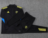 25-26 Man Utd Black Jacket Tracksuit # A2526(绿标)