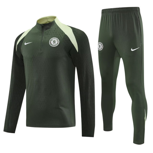 25-26 CHE Army green Half Pull Tracksuit (半拉链)