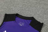 24-25 Germany Purple Black Tank top and shorts suit