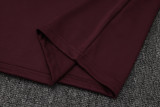 25-26 Bayern Deep Red Half Pull Tracksuit #B2512(半拉链)