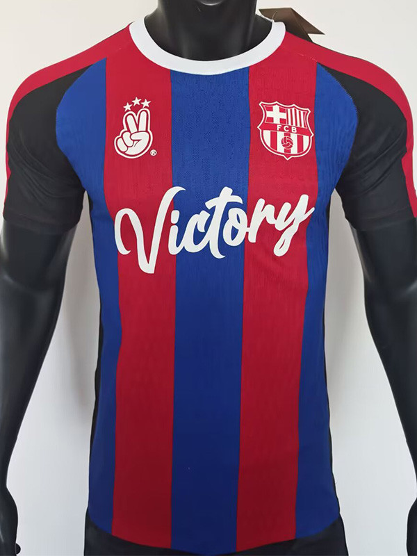 25-26 BAR Blue Red Special Edition Player Version Training Shirts