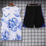 25-26 RMA White Tank top and shorts suit