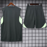 25-26 RMA Army green Tank top and shorts suit