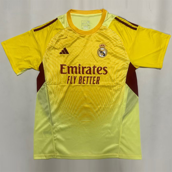 25-26 RMA Yellow GoalKeeper Soccer Jersey