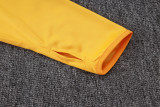 25-26 Boca Juniors Yellow Half Pull Tracksuit #B25109(半拉链)