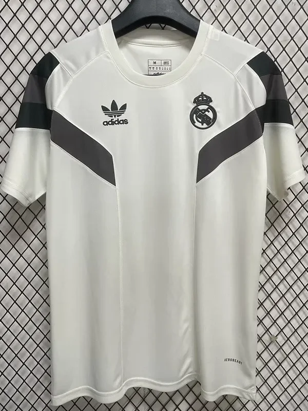 24-25 RMA Beige White Special Edition Training Shirts (三叶草)