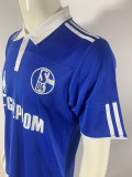 2010-2011 Schalke 04 Home Retro Soccer Jersey
