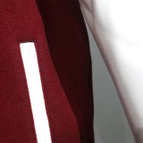 25-26 ARS Brown Red Cotton Baseball Jacket