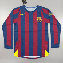 2005-2006 BAR Home Retro Long Sleeve Soccer Jersey (带决赛字)(长袖)