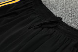 25-26 Man Utd Black Tank top and shorts suit #条纹