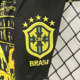 24-25 Brazil Yellow Special Edition Kids Soccer Jersey (耶稣黄色)