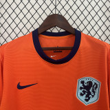 24-25 Netherlands Home Fans Soccer Jersey
