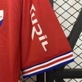 25-26 Club Nacional Red Fans Soccer Jersey