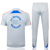 25-26 Bayern Grey Polo Tracksuit #C2547