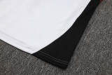 25-26 Bayern White Kids Half Pull Tracksuit #E2542(童装)(半拉链)