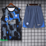 24-25 INT Gray blue Tank top and shorts suit
