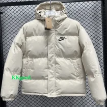 24-25 MF3 NK White Hooded Cotton Coat #棉衣