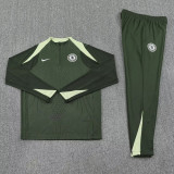 25-26 CHE Army green Half Pull Tracksuit (半拉链)
