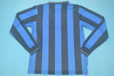 2009-2010  INT Home Long Sleeve Retro Soccer Jersey (长袖)(欧冠决赛字)