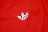 25-26 LIV Red Half Pull Tracksuit #B2509(半拉链)