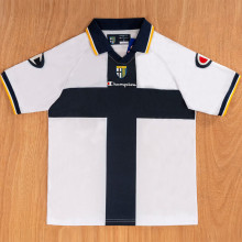2005-2006 Parma White Retro Soccer Jersey