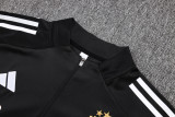 25-26 Argentina Black Kids Half Pull Tracksuit #E25130(童装)(半拉链)
