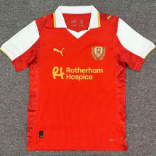 25-26 Rotherham United Home Fans Soccer Jersey