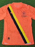 25-26 Man City Orange Goalkeeper Player Version Soccer Jersey